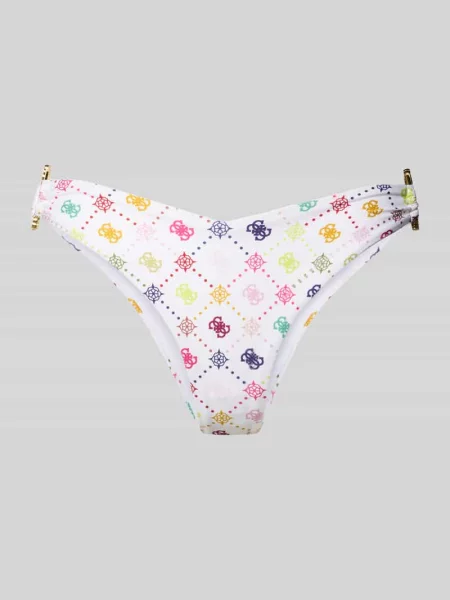 Figi bikini w stylu allover model INES BRAZILIAN' Guess biały