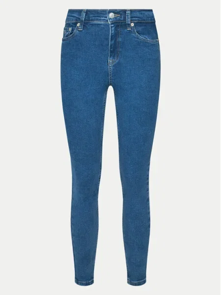 Tommy Jeans Blugi Nora Skinny Fit albastru