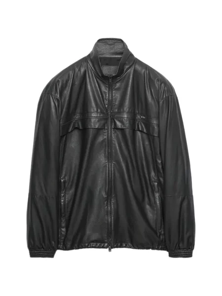Geanta de piele Prada negru