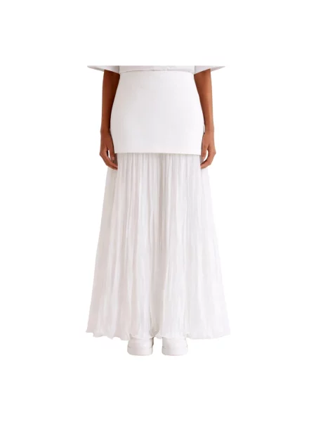 Spódnica maxi Meimeij biała