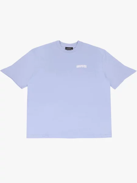 Dropsize Tričko světlemodrá bílá