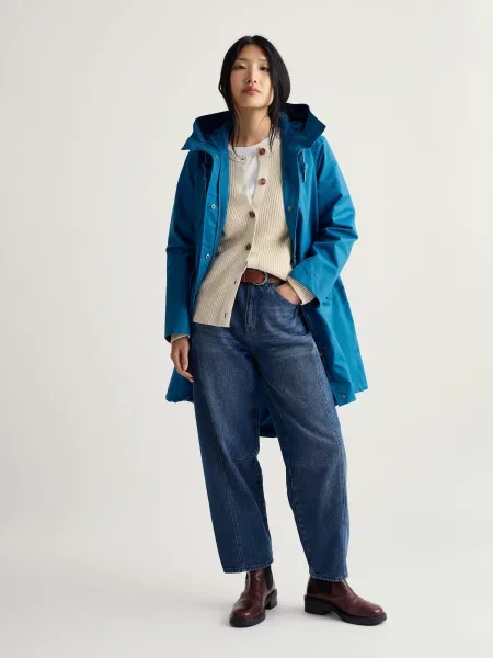 Geacă parka Seasalt Cornwall albastru