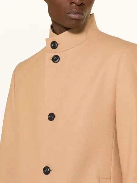 Hugo Vlněný Kabát Mintrax béžová