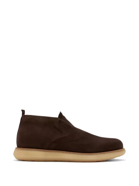 Botine Ferragamo slip-on maro