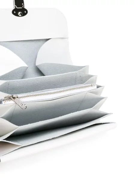 Portfel Comme Des Garçons Wallet z ćwiekami biały