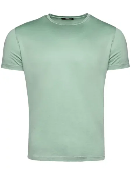 Tricou Loro Piana din jerseu verde