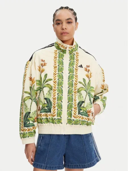 Bomber jakna Adidas bež