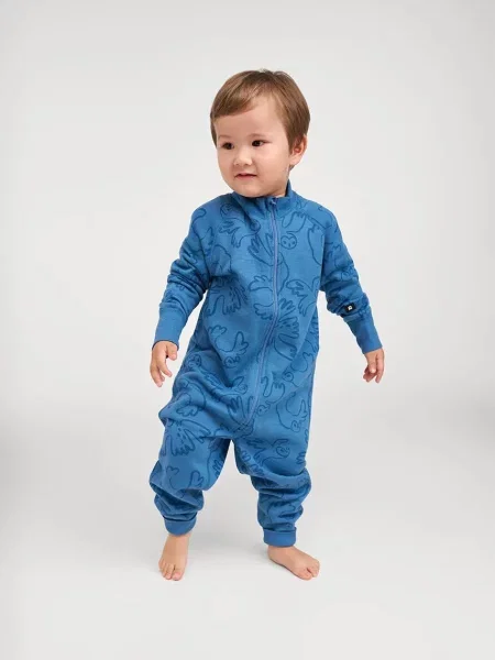 Gyermek overál Reima Parvin Wool blue ocean. Méret: 80 kék