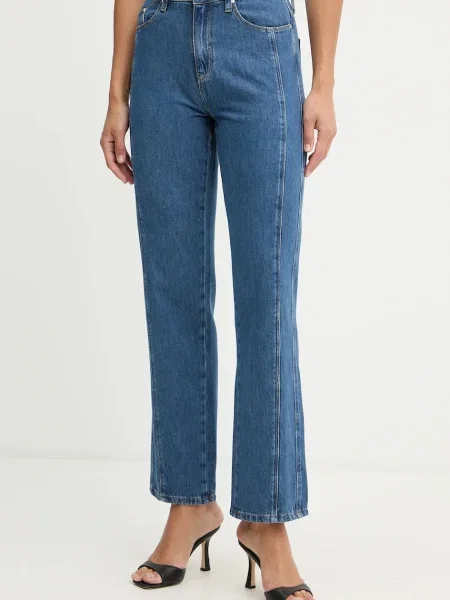 Karl Lagerfeld jeans high waist albastru
