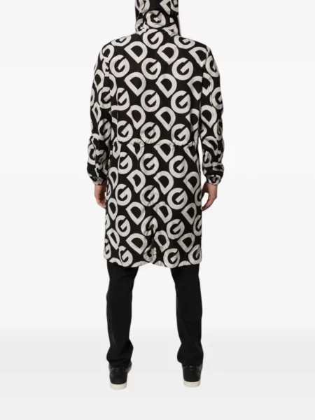 Geacă Dolce & Gabbana cu imagine negru
