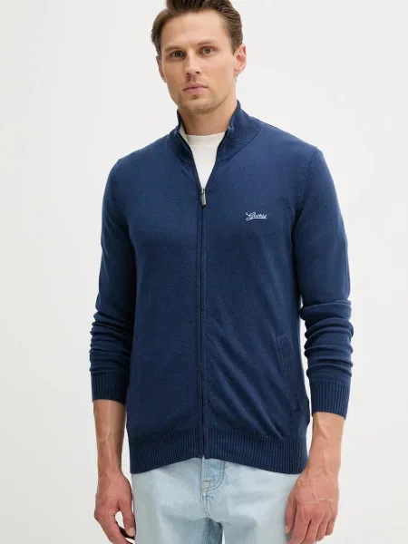 Guess cardigan din amestec de lână DARRELL albastru