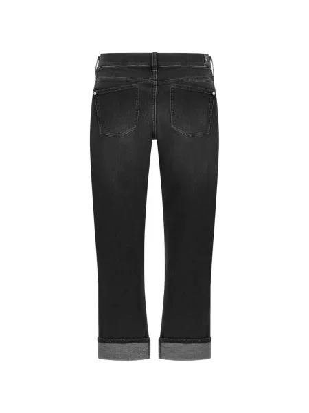 Слаб дънки skinny fit 7 For All Mankind черно