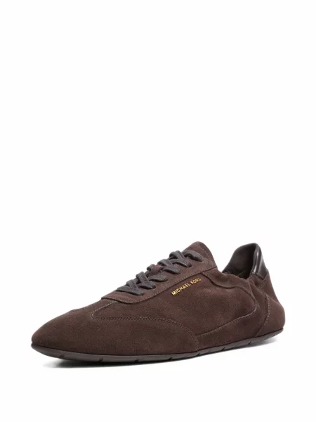 Sneakerși Michael Kors din piele de căprioară maro