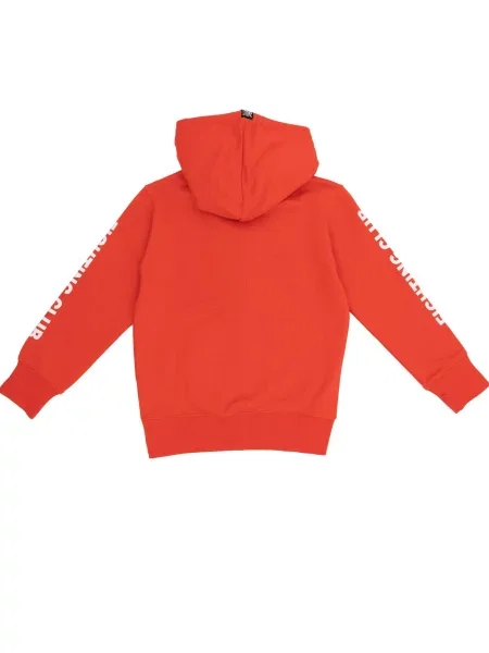 Bluza z z kaptur na czas wolny na co dzień czerwona