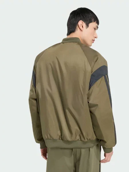 Бомбер Adidas зеленый