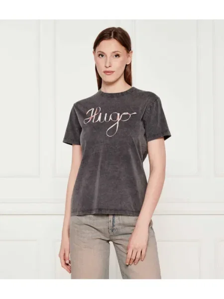 HUGO Tricou | negru