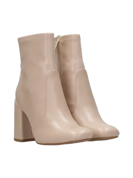 Botki Steve Madden skórzane beżowe