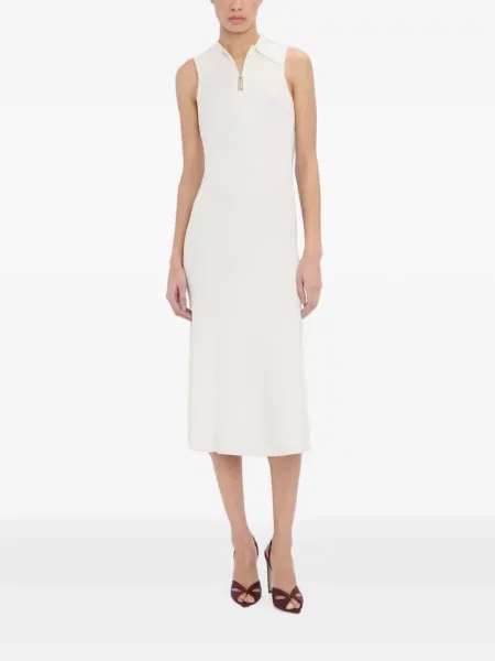 Rochie midi Victoria Beckham alb