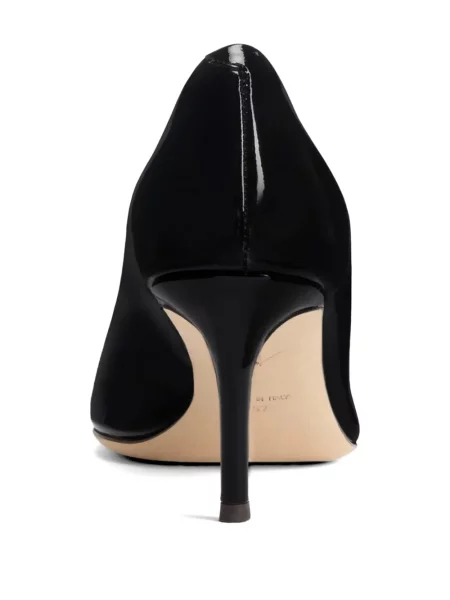 Pantofi cu toc Giuseppe Zanotti din piele de lac negru