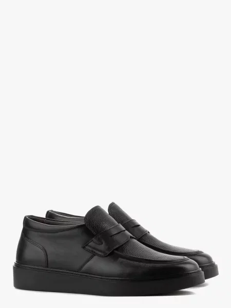 Кожаные ботинки Leberdes черные