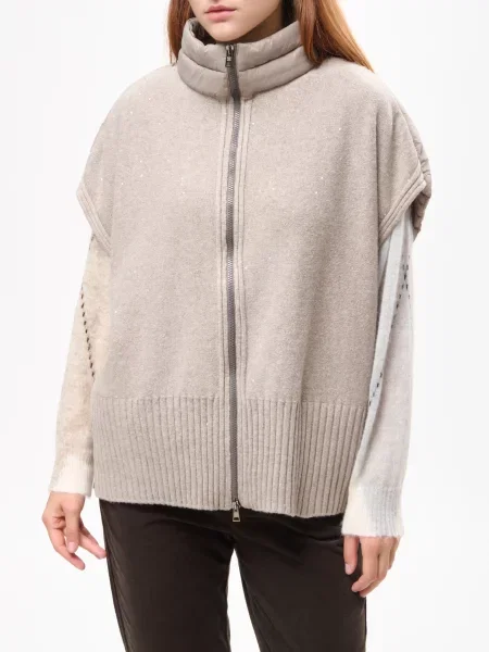 Жилет Panicale Cashmere бежевий
