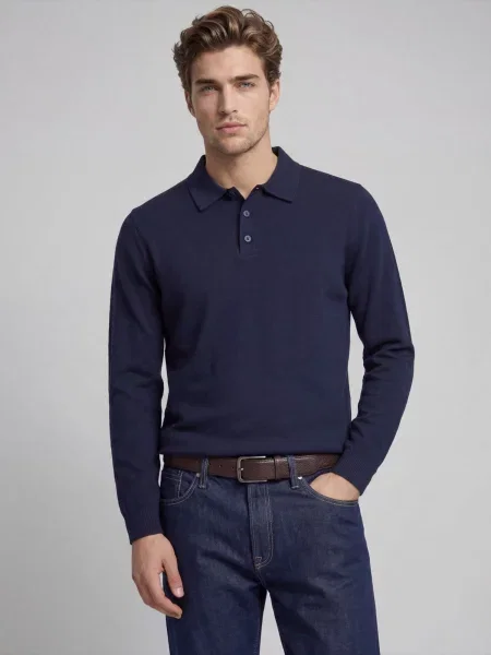 JJ Rebel Pulover JREBCALLUM bleumarin