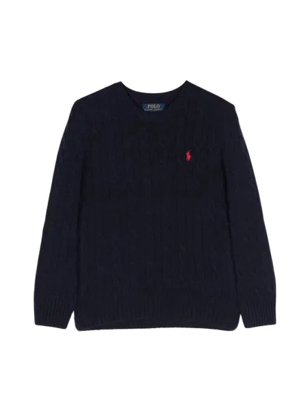 Sweter Ralph Lauren z kaszmiru niebieski