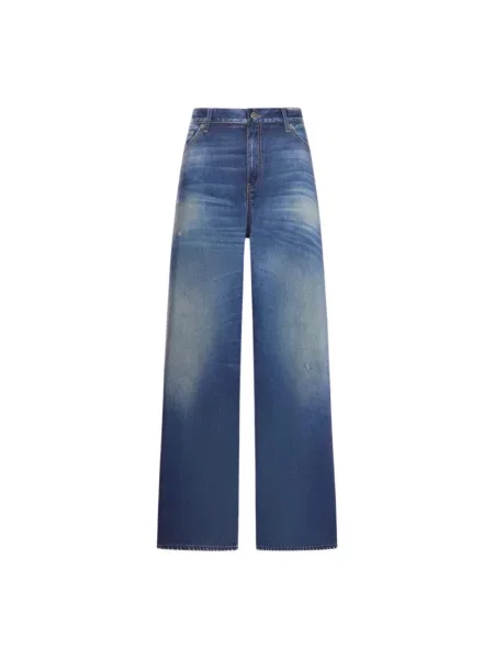 Jeansy boyfriendy Golden Goose niebieskie