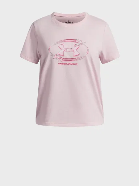 Дитяча футболка Under Armour рожева