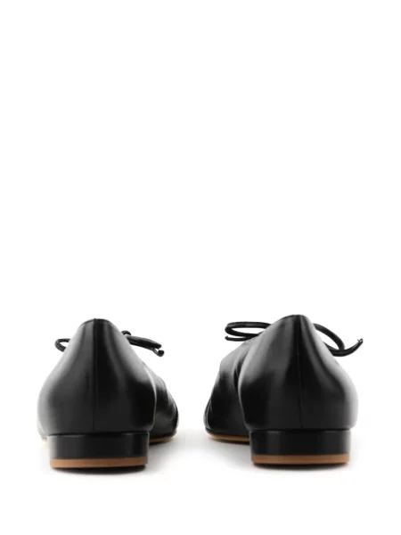 Balerini Paul Warmer din piele negru