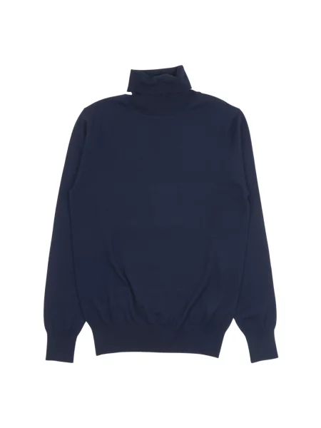 Sweter wełniany Aspesi wełniany niebieski