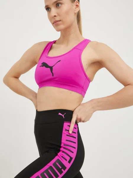 Puma Sportovní podprsenka růžová