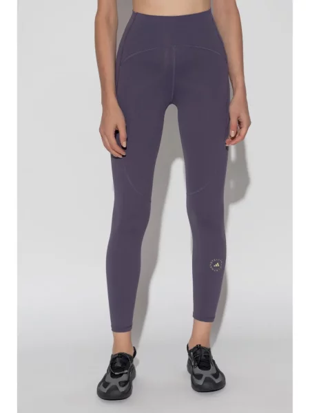 Legíny Adidas By Stella Mccartney fialová