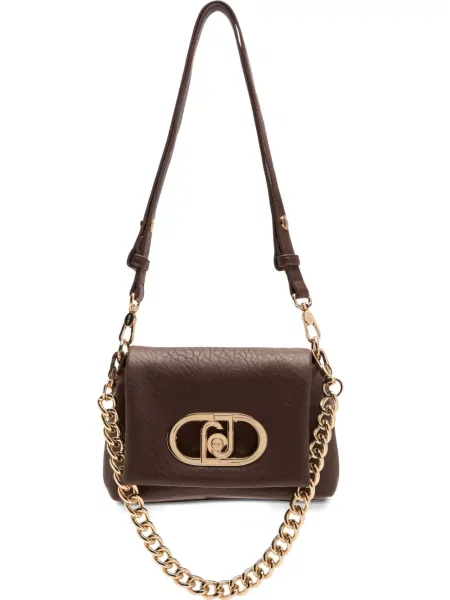 Colier Liu Jo cu bretele cu autograf maro