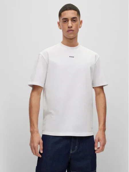 HUGO Tricou Dapolino | Regular Fit alb