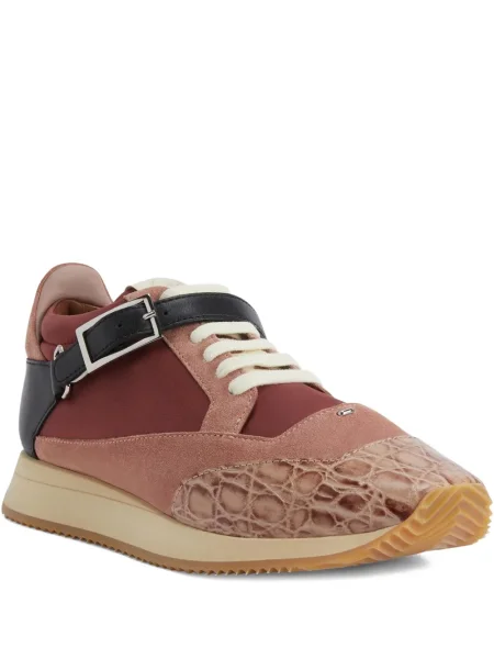 Sneakerși Giuseppe Zanotti cu cataramă roz