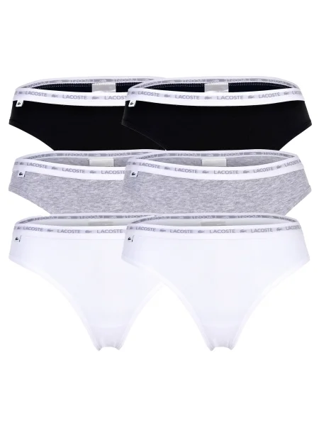 LACOSTE String bugyik szürke / fekete fehér