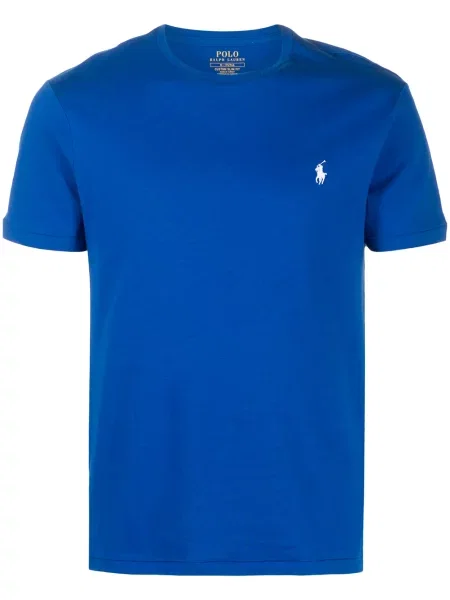 Siuvinėta polo marškinėliai Polo Ralph Lauren mėlyna