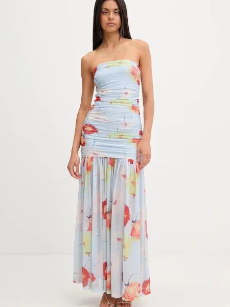 Bardot Rochie de vară Solana deschis albastru