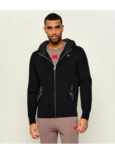 HUGO Geacă Syloron | Relaxed fit negru