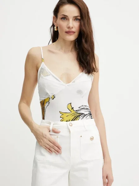 Top Versace Jeans Couture bela