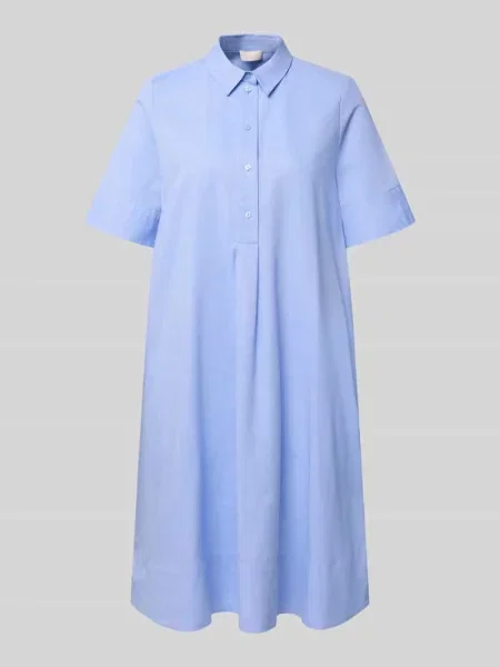Sukienka koszulowa do kolan z czystej bawełny Milano Italy