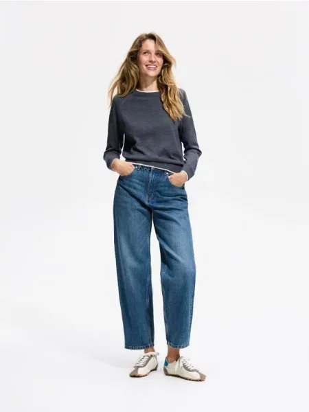 Reserved LADIES` JEANS TROUSERS bleumarin