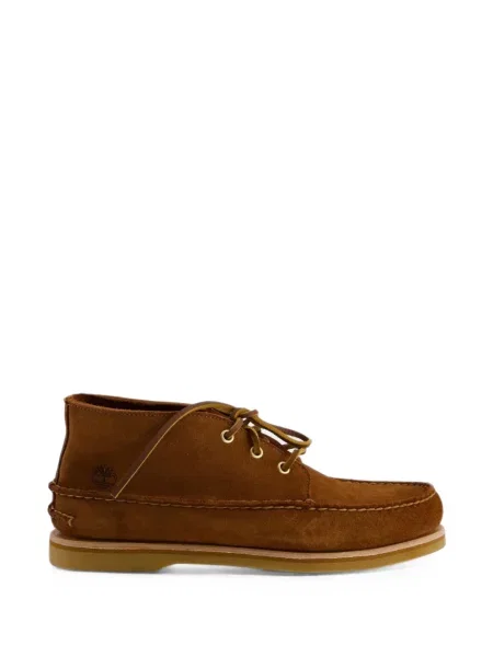 Ghete desert Timberland cu șireturi din dantelă maro