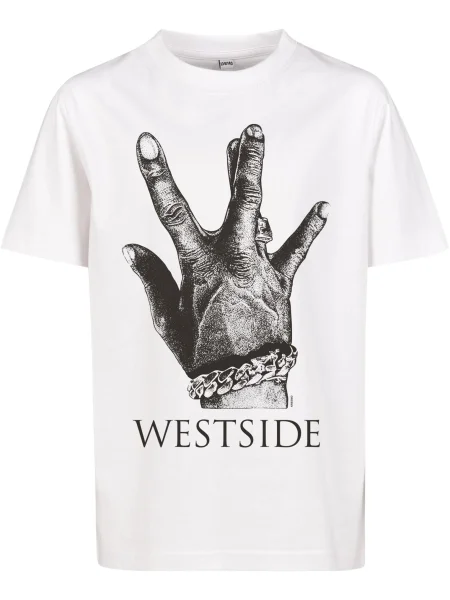 Tricou copii Mister Tee alb