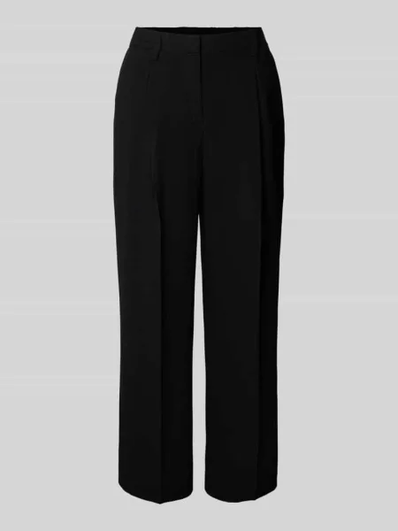 Someday Spodnie culottes z lnem Celino Kobiety jednolity 34 czarny