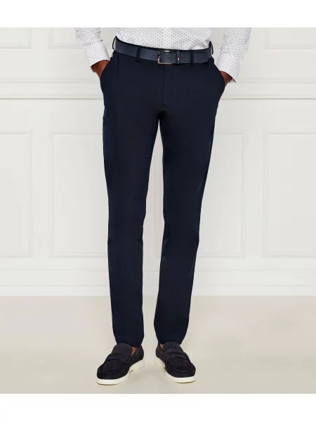 BOSS BLACK Chino nadrág fekete
