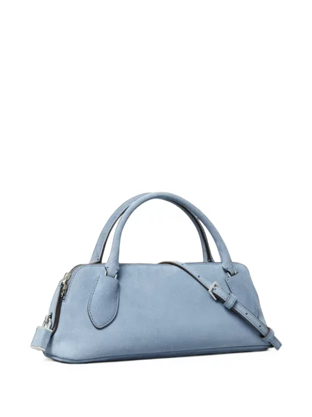 Top Tory Burch din piele de căprioară albastru