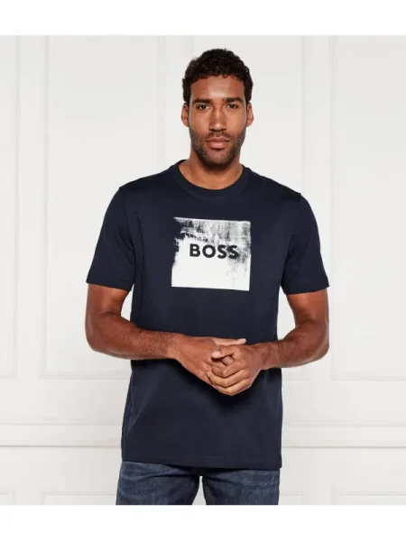 BOSS ORANGE Tricou Te_Wheel | portocaliu