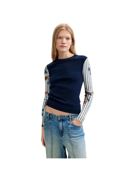 Pulover Desigual albastru